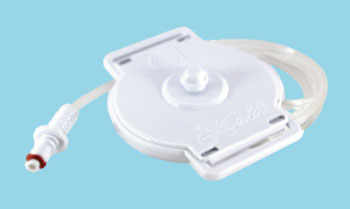 Image: The Koala Toco disposable tocodynamometer (Photo courtesy of Clinical Innovations).