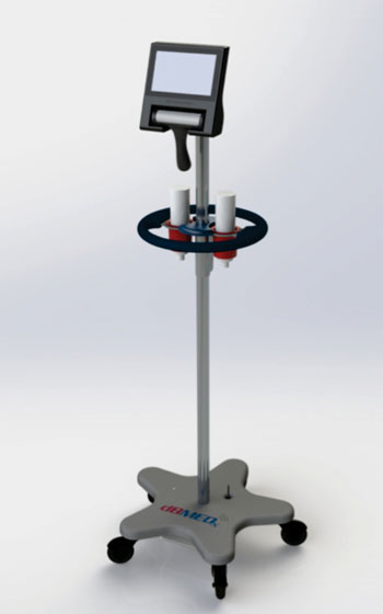 Image: The BBS Revolution automated bladder volume measurement device (Photo courtesy of dBMEDx).
