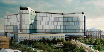 Image: The new South Glasgow University Adult Hospital (Photo courtesy of NHS Greater Glasgow and Clyde).