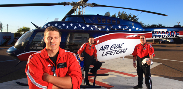 Image: An Air Evac Lifeteam Bell 206 Long Ranger helicopter (Photo courtesy Air Evac Lifeteam).