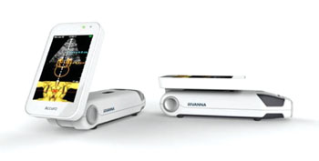 Image: The Accuro phone-sized ultrasound system (Photo courtesy of Rivanna Medical).