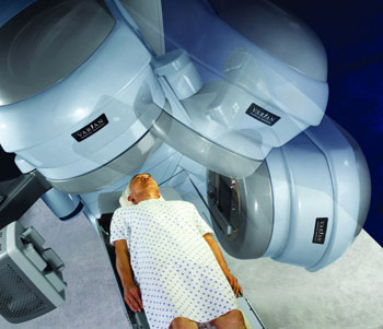Image: The RapidArc Radiosurgery system (Photo courtesy of Varian Medical Systems). Image: The RapidArc Radiosurgery system (Photo courtesy of Varian Medical Systems).