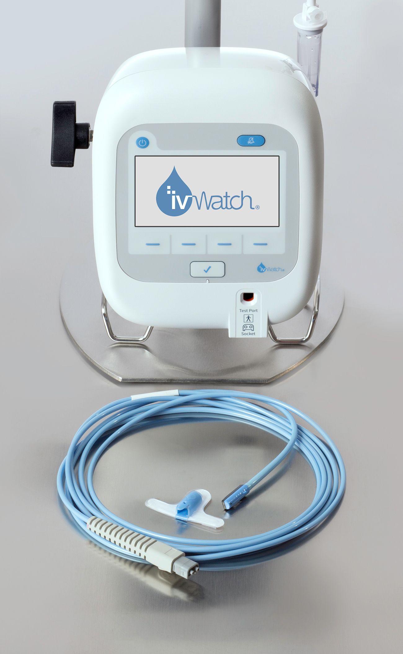 Image: The ivWatch 400 continuous IV monitoring device (Photo courtesy of ivWatch).