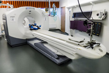 Image: Clinicians can use a PET exam, with post processing, to study the dopamine system in the brain (Photo courtesy of Mikael Stiernstedt). Image: Clinicians can use a PET exam, with post processing, to study the dopamine system in the brain (Photo courtesy of Mikael Stiernstedt).