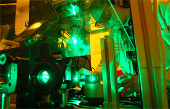 Image: A laser scalpel (Photo courtesy of ITAR-TASS / Pavel Smertin).