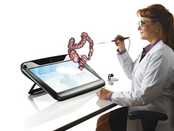 Image: The True 3D Viewer software for surgical planning and imaging diagnostics (Photo courtesy of EchoPixel).