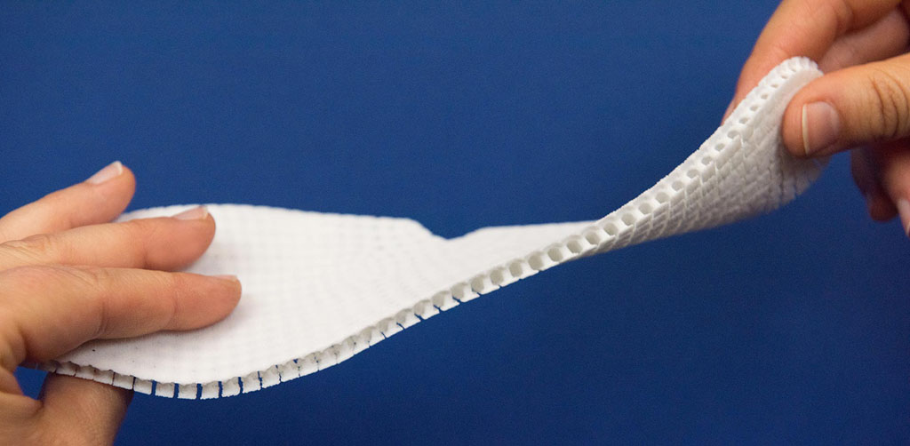 Image: Three-dimensional printing can manufacture precise insoles for diabetic patients (Photo courtesy of UMSICHT).