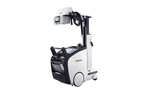 Image: The GM85 mobile digital radiography system (Photo courtesy of Samsung). Image: The GM85 mobile digital radiography system (Photo courtesy of Samsung).
