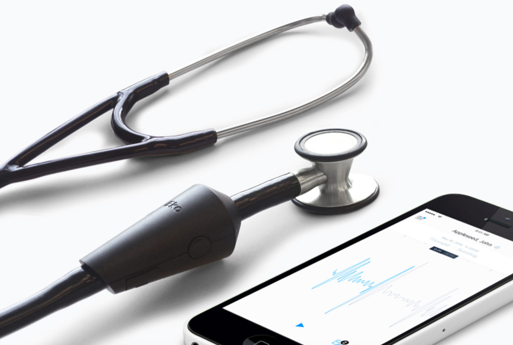 Image: The Eko Core digital stethoscope (Photo courtesy of Eko Devices).