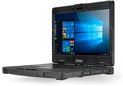 Image: The Getac S410 semi-rugged notebook for operational conditions (Photo courtesy of Getac).