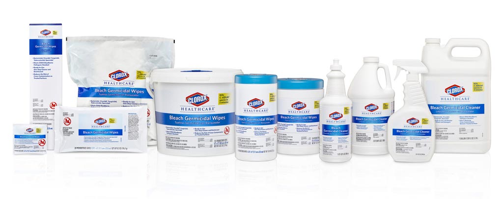 Image: A range of enhanced bleach disinfectants now meet tougher EPA standards (Photo courtesy of Clorox Healthcare).