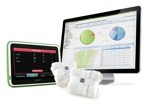 Image: A novel tally system counts surgical sponges used during surgery (Photo courtesy of Stryker).