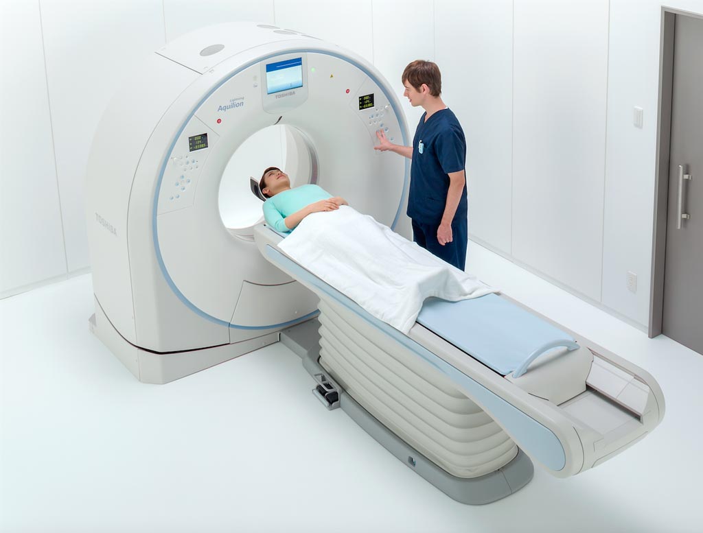 Image: The 16-slice CT Aquilion Lightning (Photo courtesy of Canon Medical Systems).