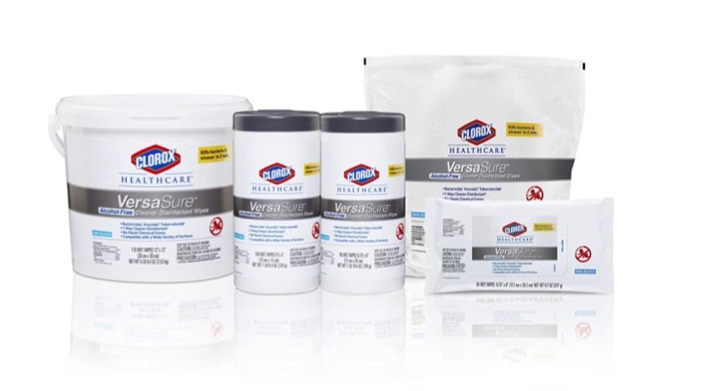 Image: New disinfectant wipes provide aesthetics and cleaning power (Photo courtesy of Clorox Healthcare).