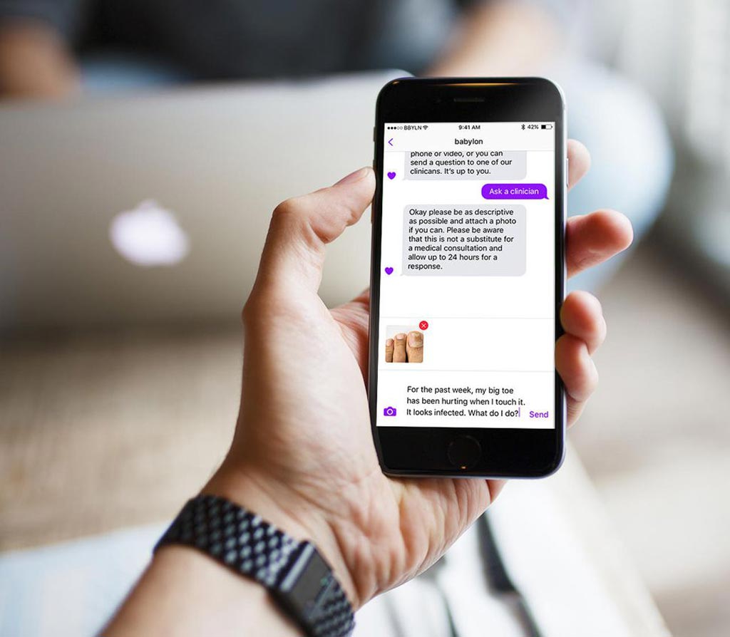 Image: The new AI tool uses a combination of cutting-edge technology and medical expertise to deliver around-the-clock access to digital health tools (Photo courtesy of Babylon Health).