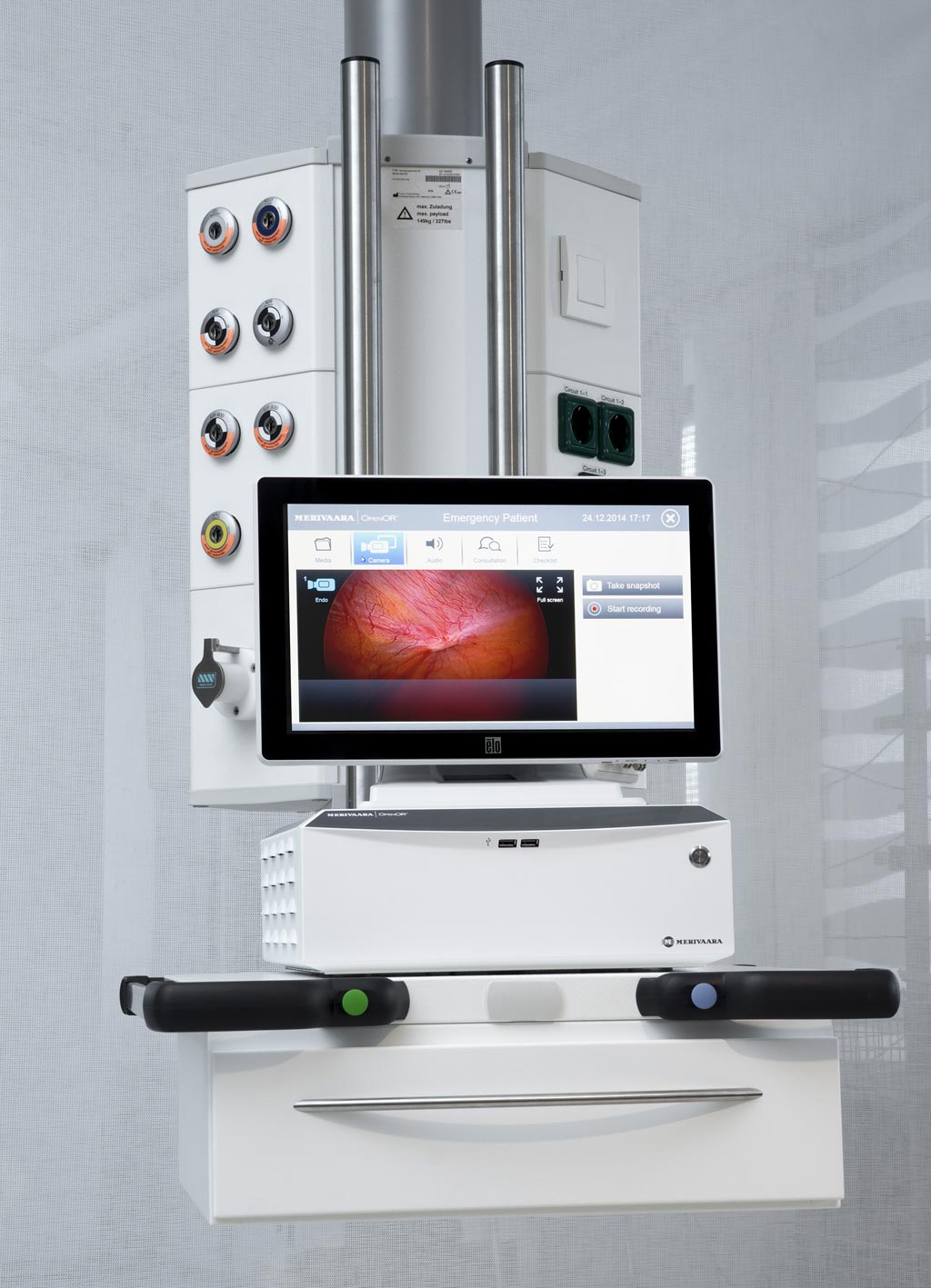 Image: The OpenOR Lite for surgical image documentation and consultation (Photo courtesy of Merivaara).