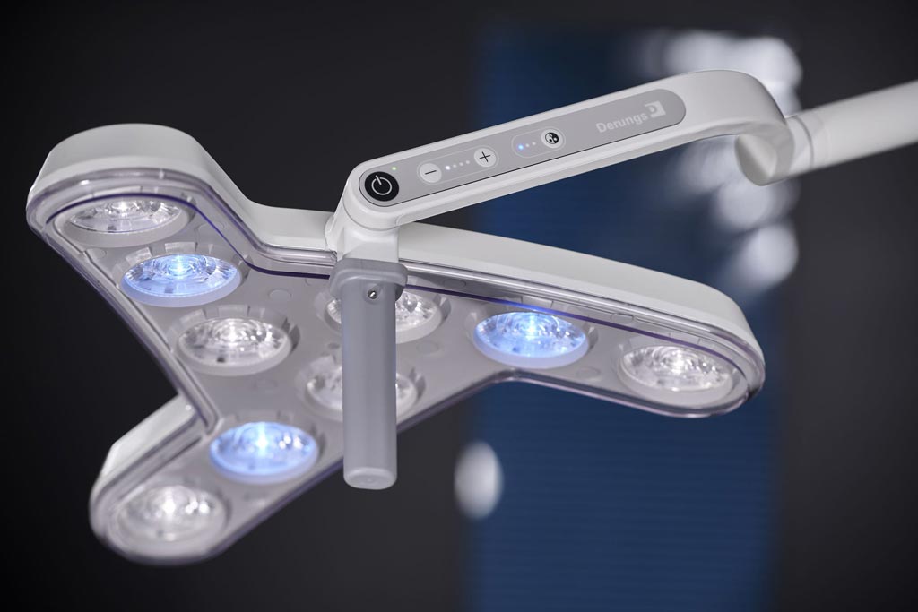 Image: The TRIANGO 100 surgical lighting solution (Photo courtesy of Derungs Licht).