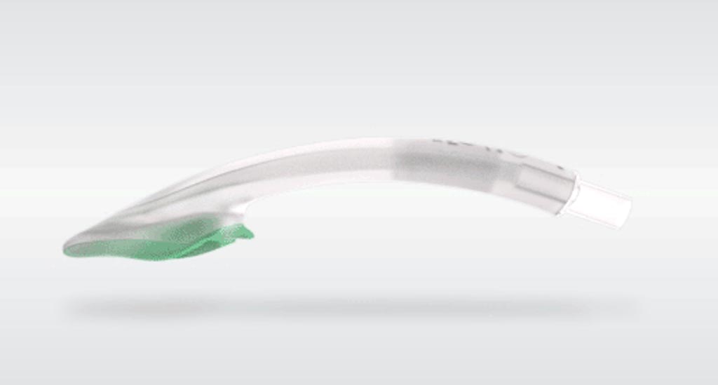 Image: The i-gel supraglottic airway device creates an anatomical seal of the pharynx and larynx (Photo courtesy of Intersurgical).