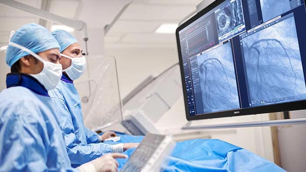 Image: Among the cardiology products and solutions showcased was the Azurion image-guided therapy platform (Photo courtesy of Philips Healthcare).