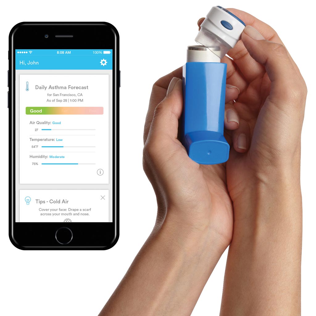 Image: A new study claims EMM devices help reduce Asthma hospitalization rates (Photo courtesy of Propeller Health).