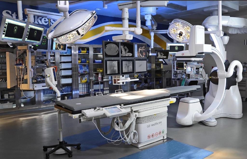 Image: A hybrid operating room (Photo courtesy of GE Healthcare).