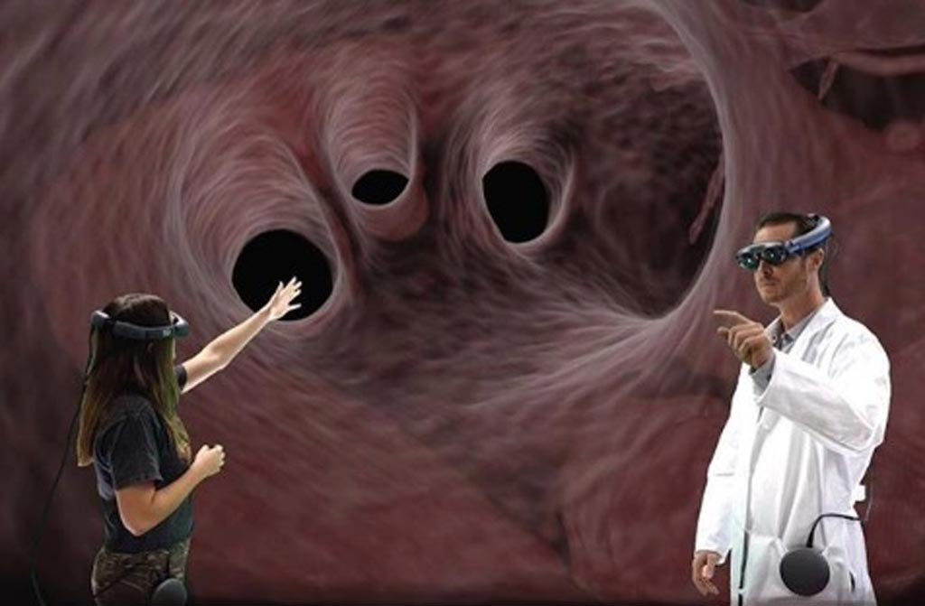 Image: The 360-degree AR patient solution combines Precision VR models with the Magic One headset (Photo courtesy of Surgical Theater). Image: The 360-degree AR patient solution combines Precision VR models with the Magic One headset (Photo courtesy of Surgical Theater).
