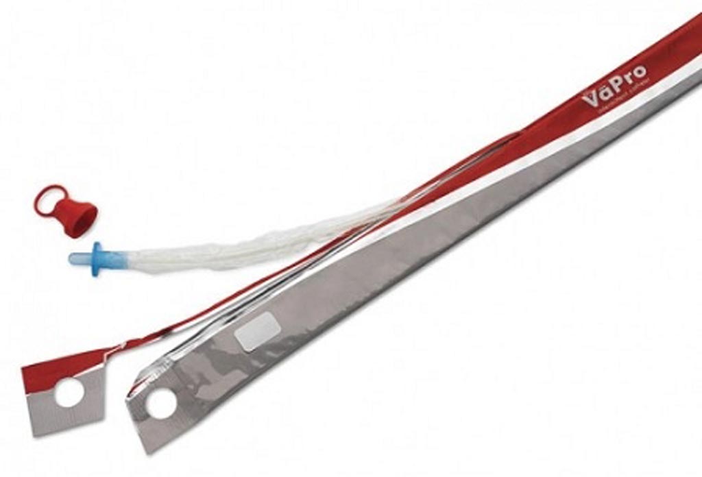 Image: The VaPro touch-free intermittent catheter (Photo courtesy of Hollister).