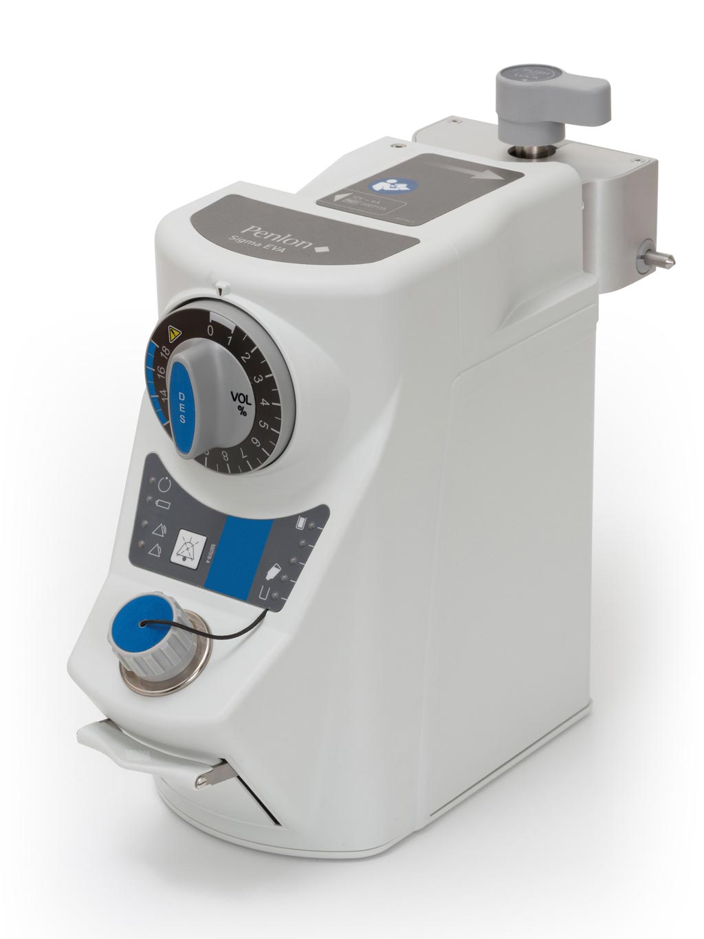 Image: The Sigma EVA desflurane vaporizer for anesthesia (Photo courtesy of Penlon).