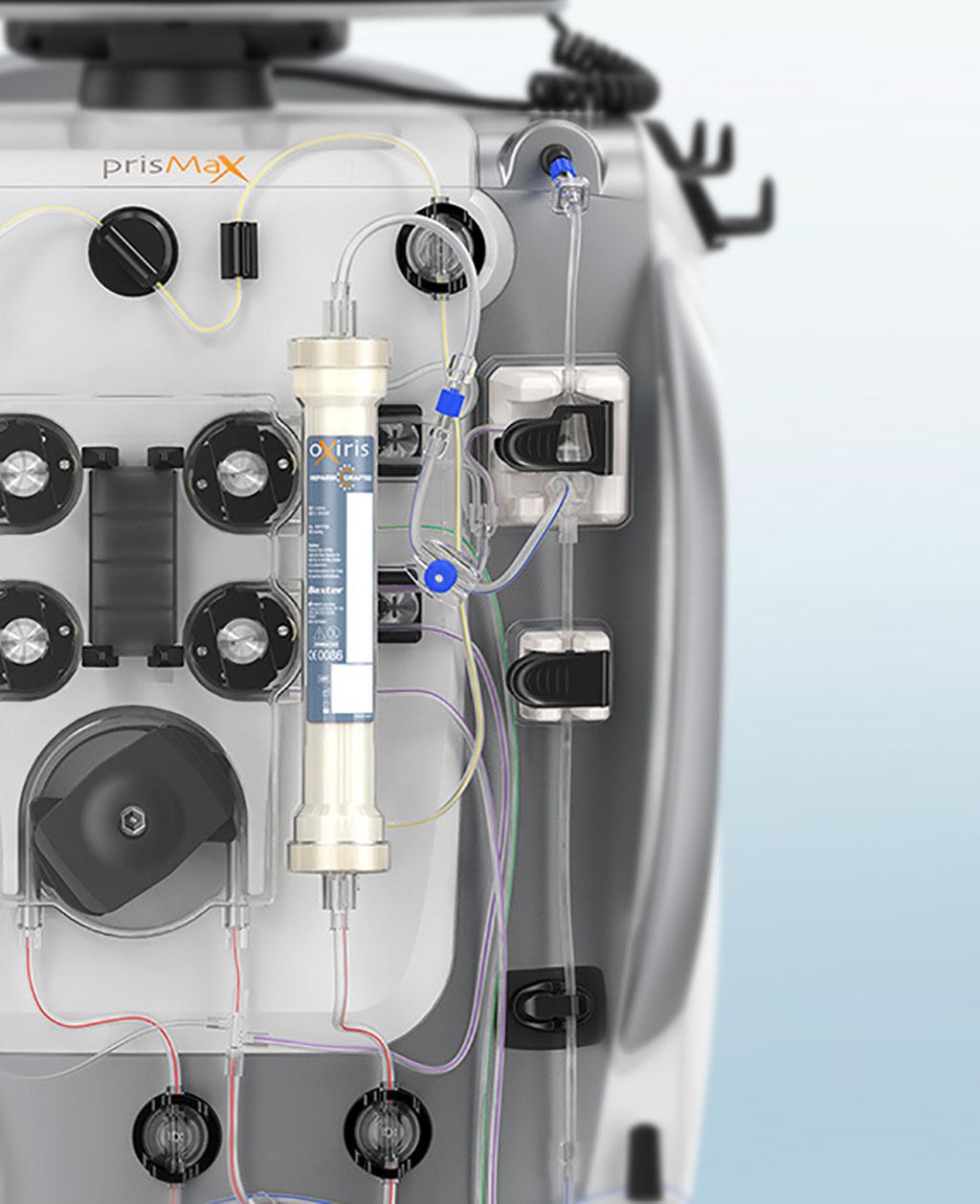 Image: Baxter`s Oxiris filter set (Photo courtesy of Baxter International Inc.)