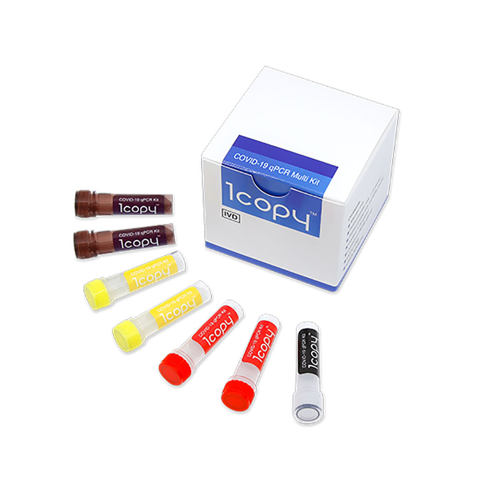 Image: 1copy COVID-19 qPCR Multi Kit (Photo courtesy of 1drop Inc.) Image: 1copy COVID-19 qPCR Multi Kit (Photo courtesy of 1drop Inc.)