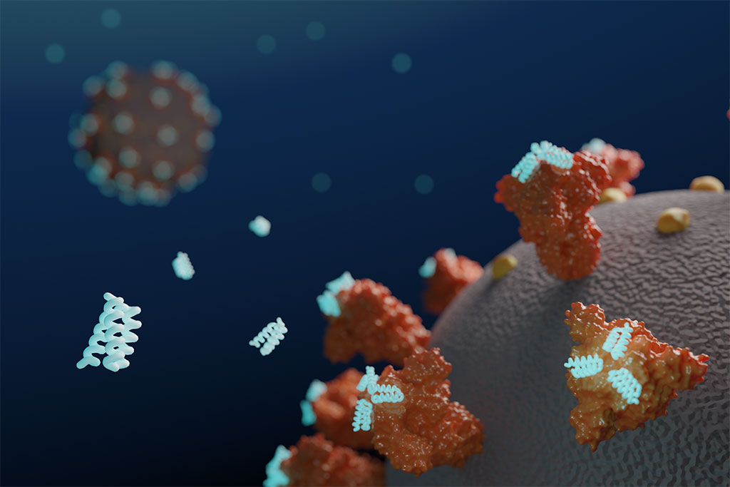 Image: Computer designed antivirals against the pandemic coronavirus (Photo courtesy of University of Washington)