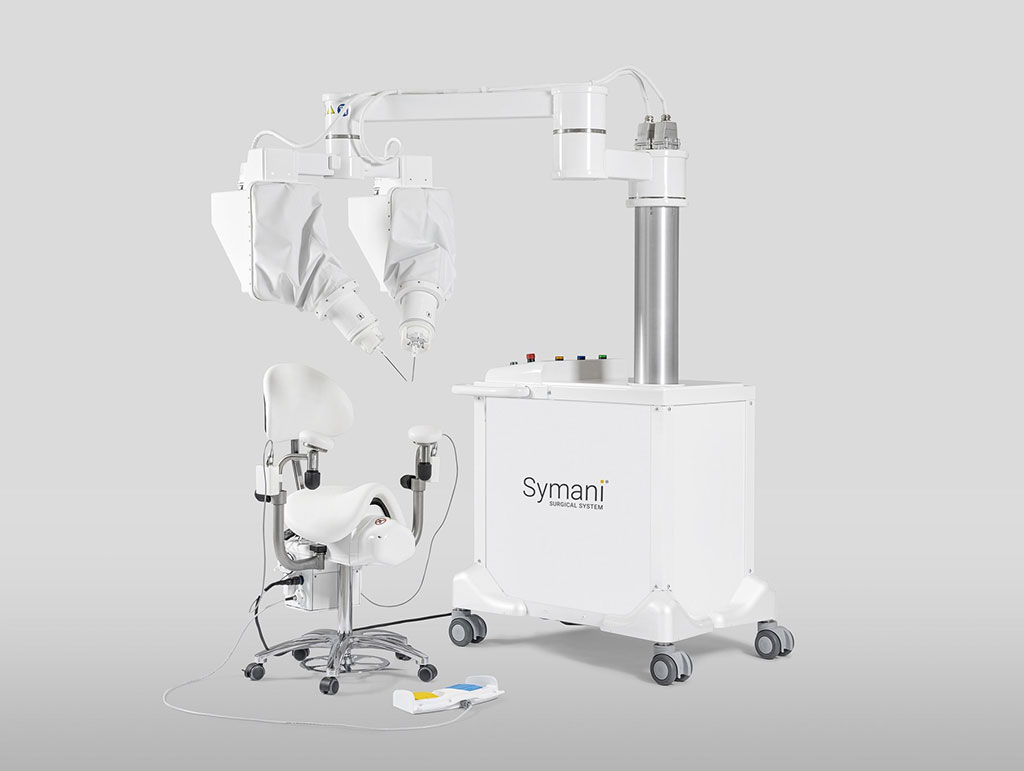 Image: The Symani Surgical System for robotic microsurgery (Photo courtesy of MMI)