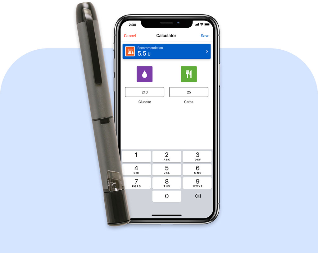 Image: The InPen smart insulin pen and Companion app (Photo courtesy of Medtronic)