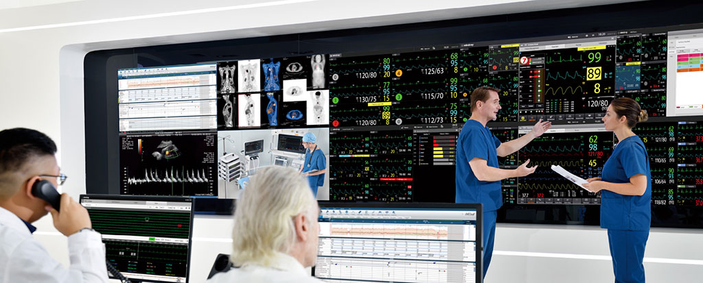 Image: The M-Connect platform integrates patient information from multiple devices (Photo courtesy of Mindray)