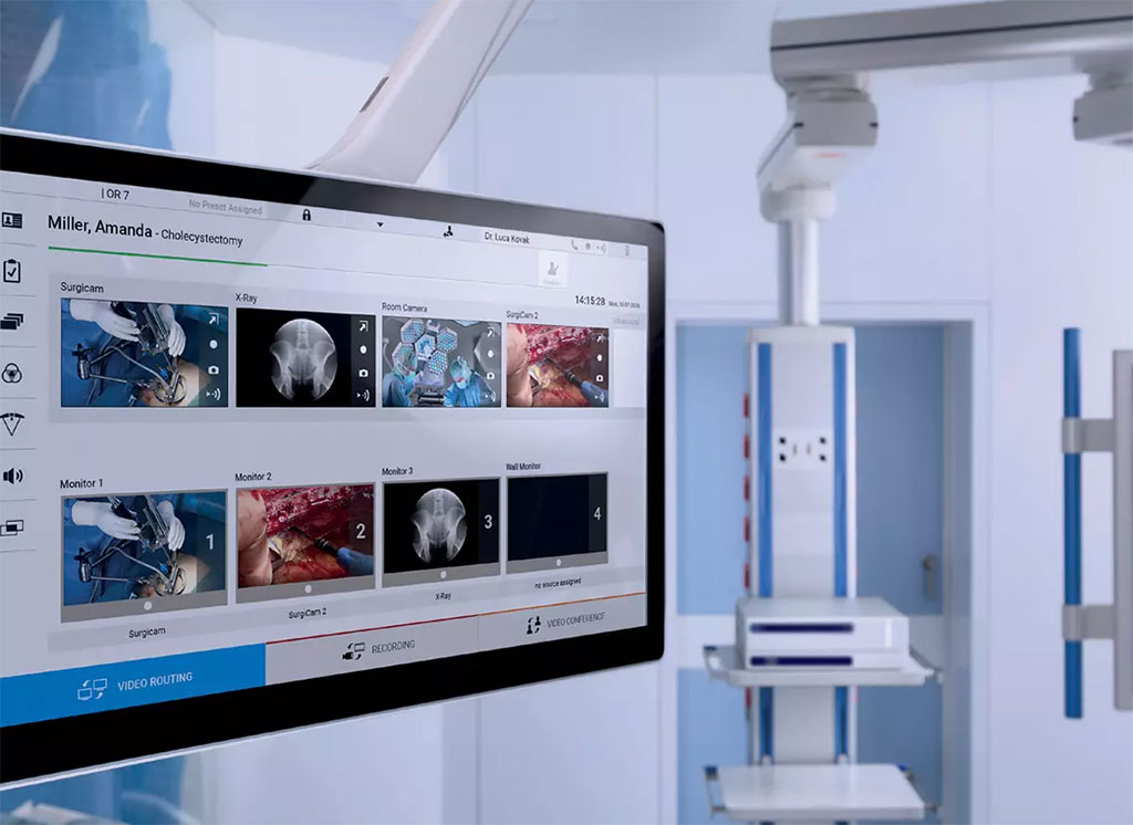 The Helion Integrated Surgical System user interface (Photo courtesy of Hill-Rom)
