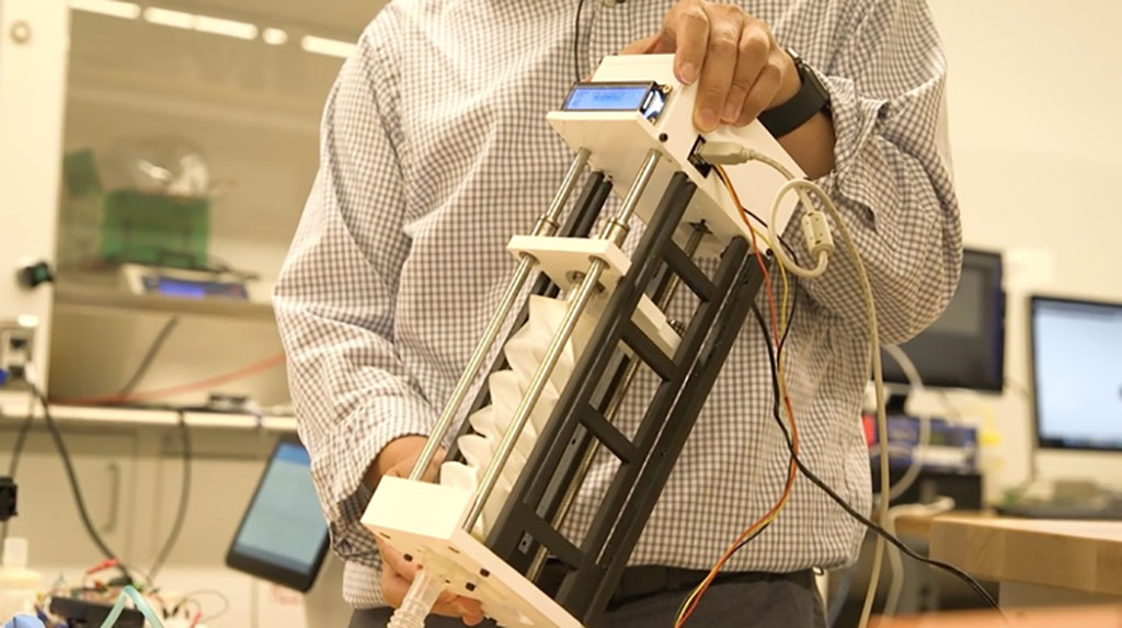 Image: Low-Cost, Portable Ventilator Based on Intelligent 3D-Printed Origami Technology Could Improve COVID-19 Treatment (Photo courtesy of Simon Fraser University)