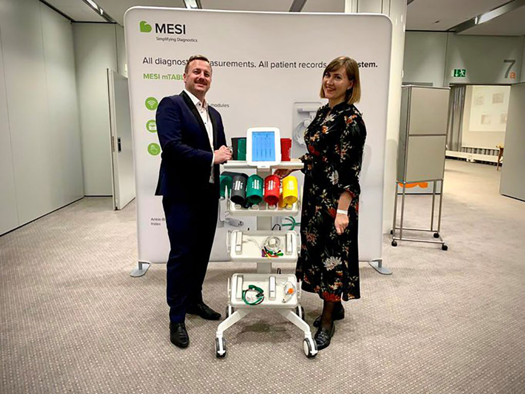 Image: MESI, Ltd. at MEDICA 2021 (Photo courtesy of MESI, Ltd.)