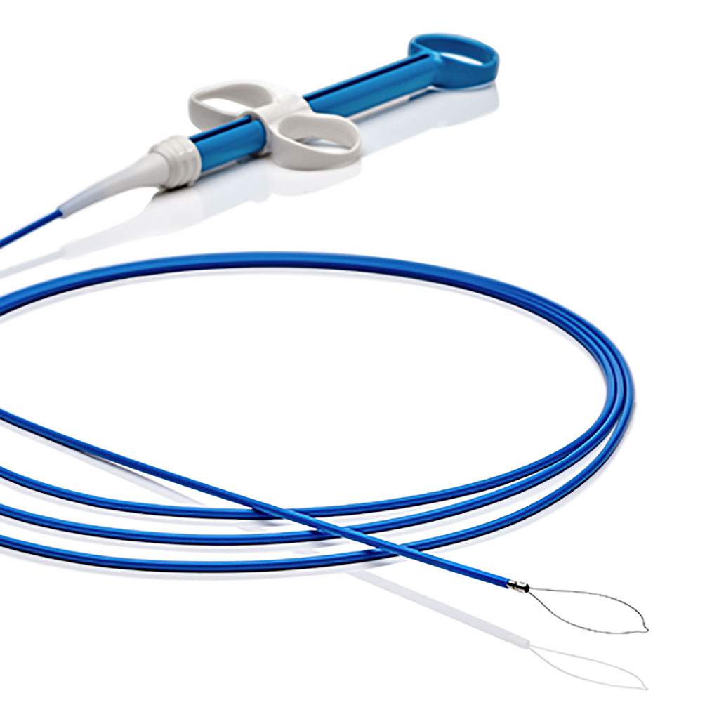 Image: The LesionHunter cold snare, with an ultra-thin Nitinol wire (Photo courtesy of Micro-Tech Endoscopy)