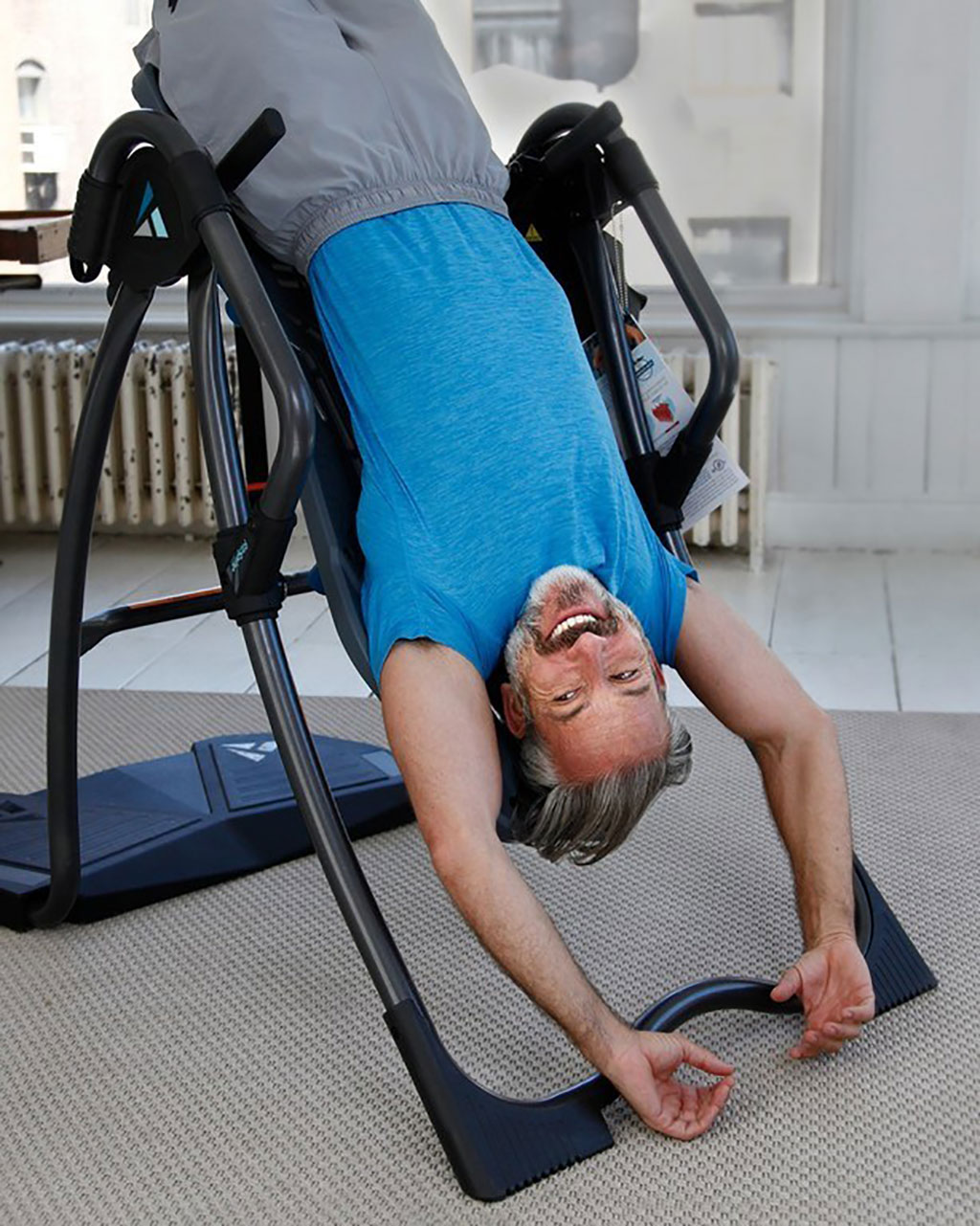 Image: Inversion Tables can help reduce the need for back surgery by 50% (Photo courtesy of Teeter)