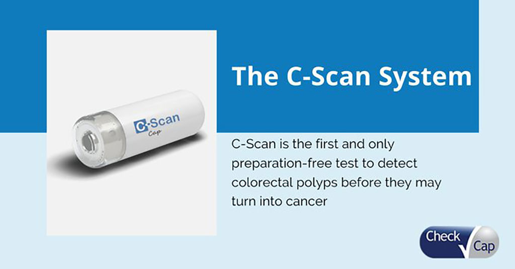 Image: C-Scan System (Photo courtesy of Check-Cap Ltd.)