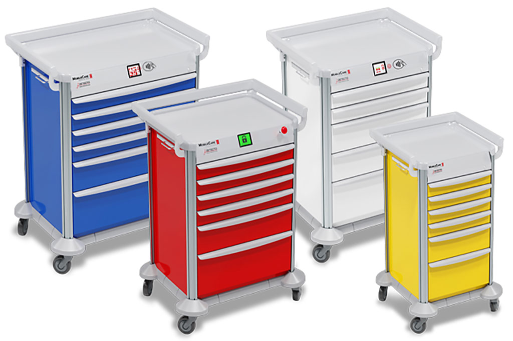 Image: The highly customizable MobileCare medical carts offer the most advanced security level features in the market (Photo courtesy of DETECTO)
