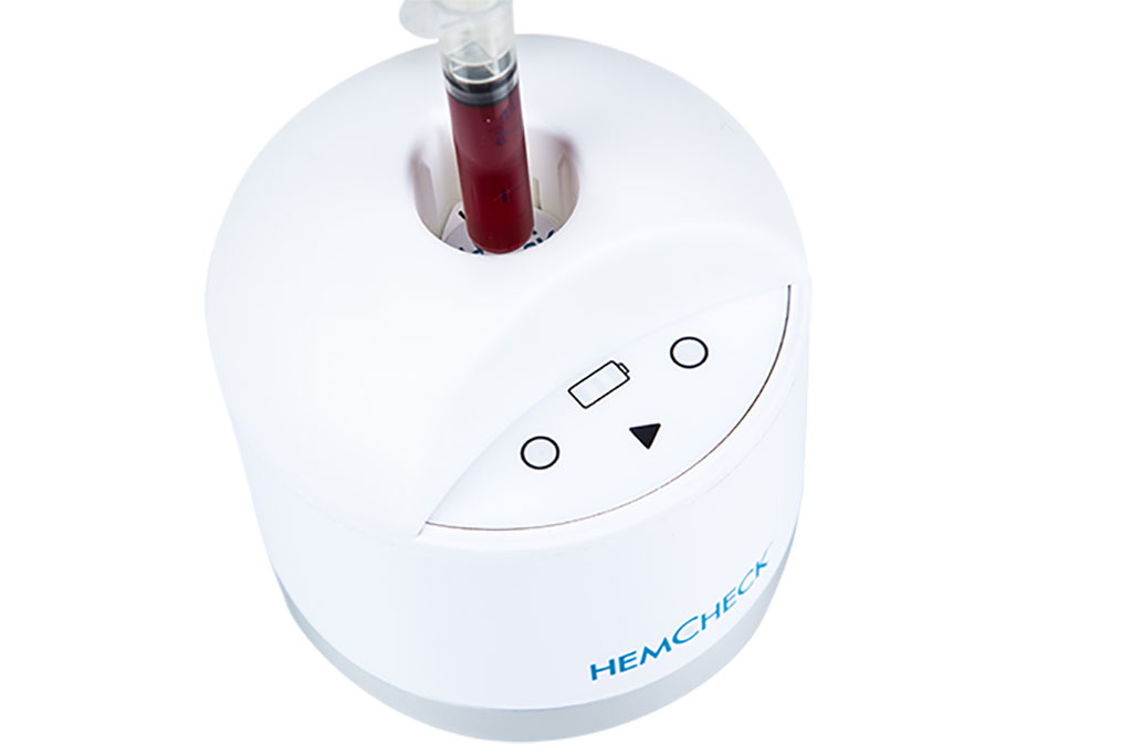 Image: Helge is a patented CE-marked concept for point of care hemolysis detection (Photo courtesy of Hemcheck Sweden)