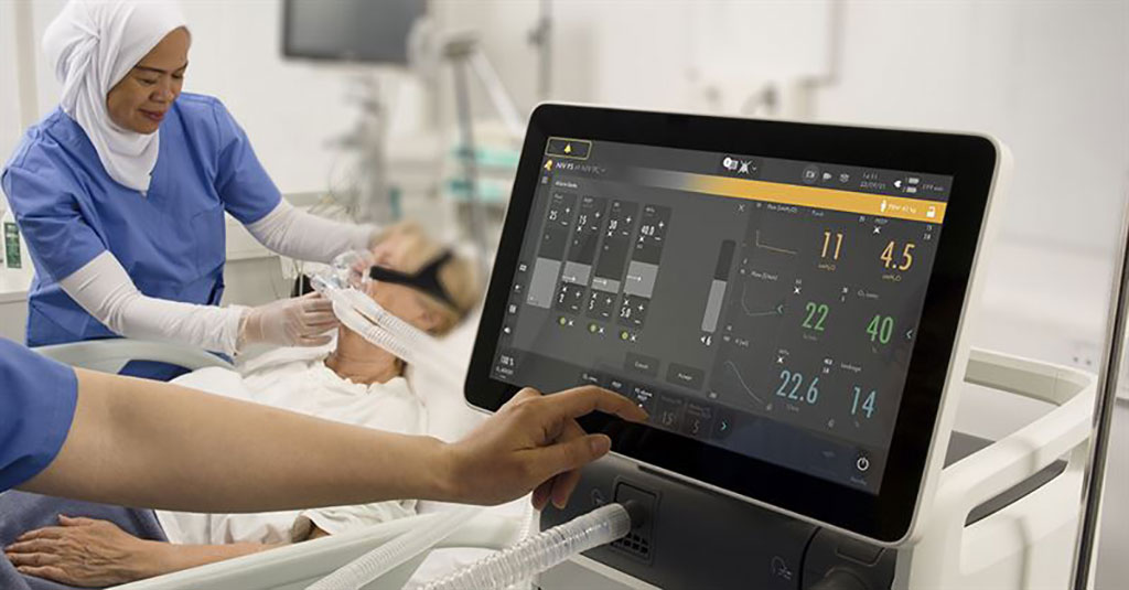 Image: The new Servo-c mechanical ventilator offers lung-protective therapeutic tools (Photo courtesy of Getinge)
