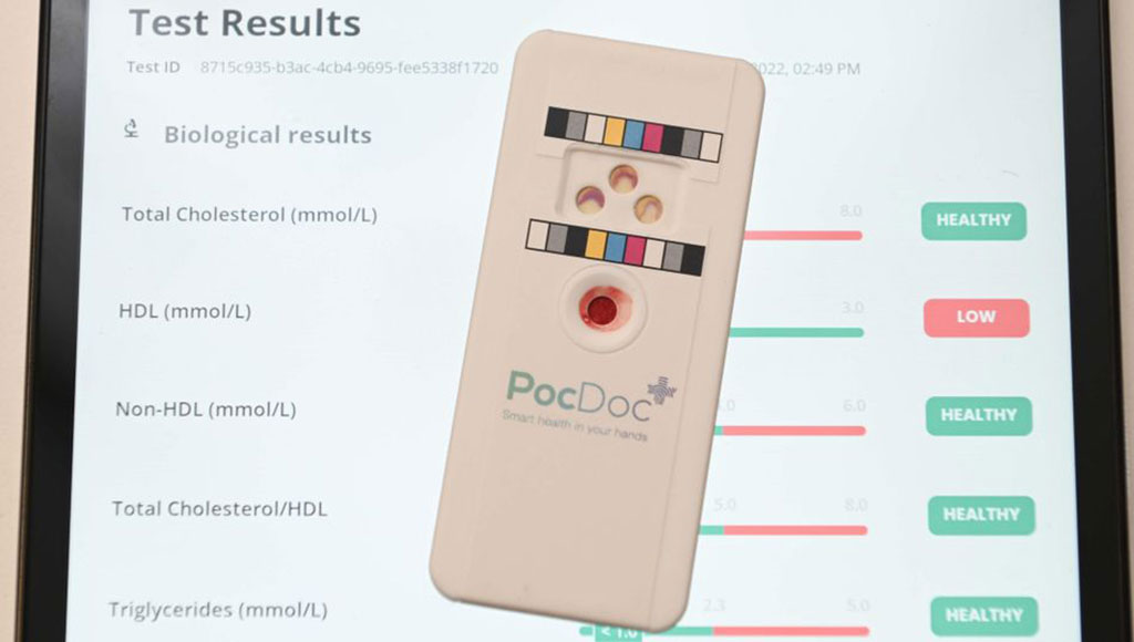 Image: PocDoc offers the world’s first app based five marker lipid test (Photo courtesy of PocDoc)