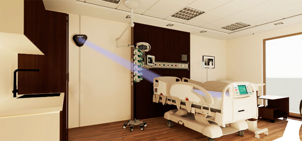 Image: The innovative AI-enhanced UV-C disinfection technology could revolutionize healthcare (Photo courtesy of Shyld)