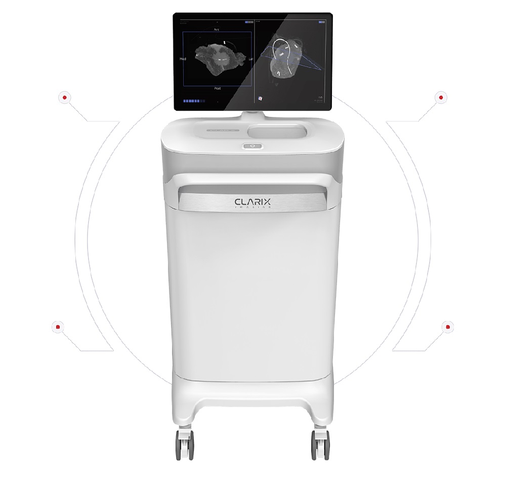 Image: High-resolution 3D specimen imaging provides real-time detailed surgical information (Photo courtesy of Clarix Imaging)