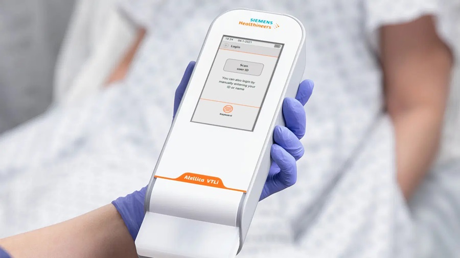 The Atellica VTLi Patient-side Immunoassay Analyzer, a high-sensitivity troponin I test at the bedside, delivers accurate results in just 8 minutes (Photo courtesy of Siemens Healthineers)