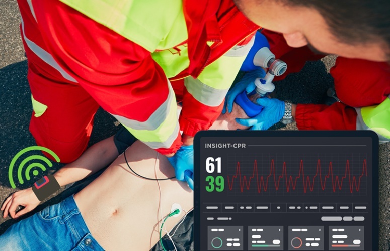 Image: INSIGHT-CPR captures and displays diastolic blood pressure information in real time (Photo courtesy of the University of Michigan)
