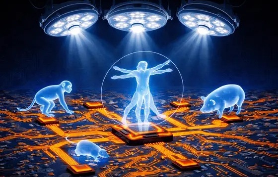 Image: The AI approach to improve surgical imaging learns from animals (Photo courtesy of DKFZ)