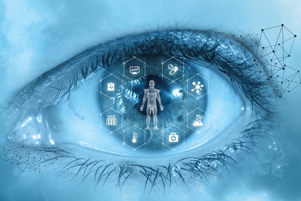 Image: The algorithm was trained to recognize patterns in retinal vasculature that are associated with the development of heart disease (photo courtesy of 123RF)